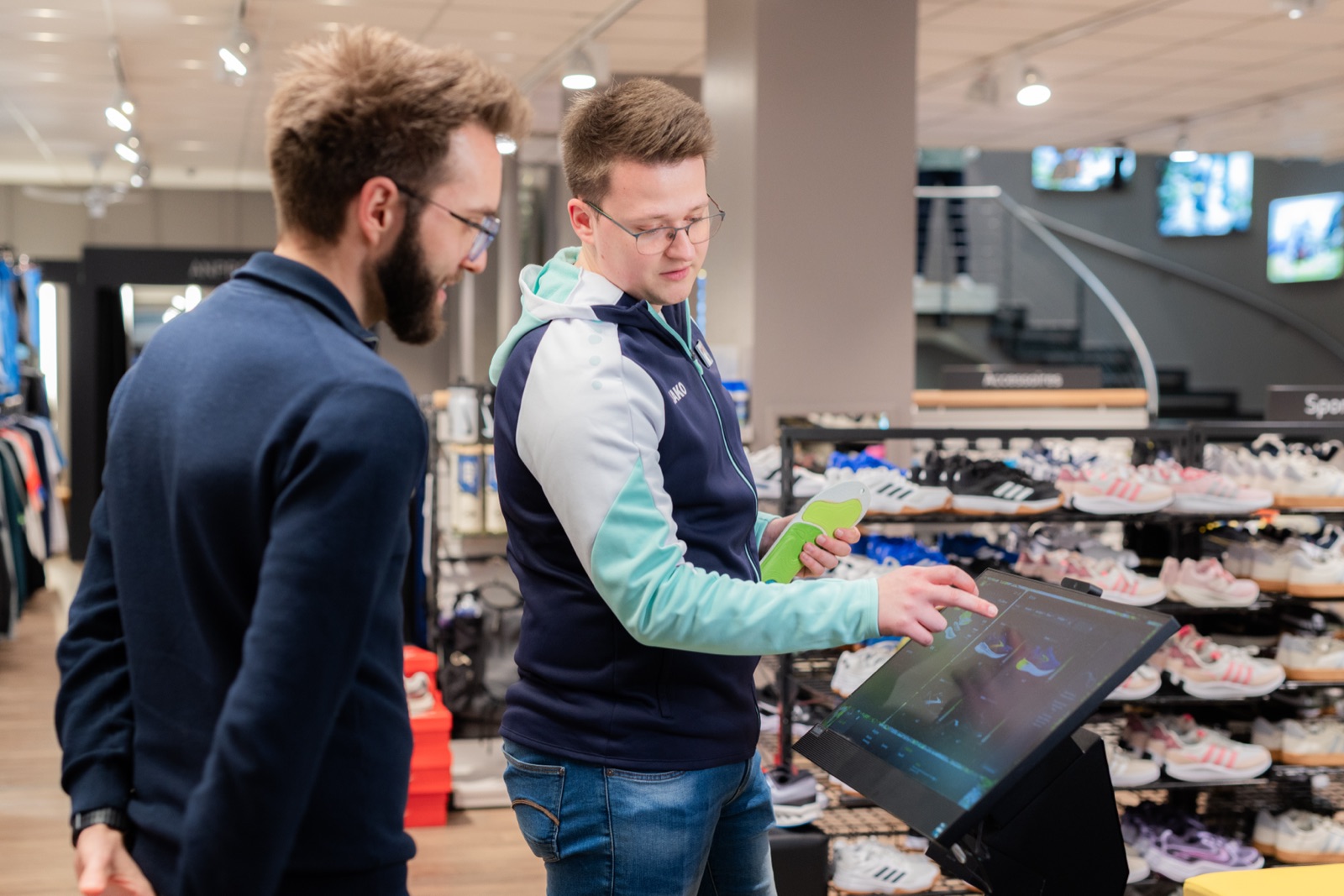 Laufanalyse Laservermessung Fu&szlig;scan
